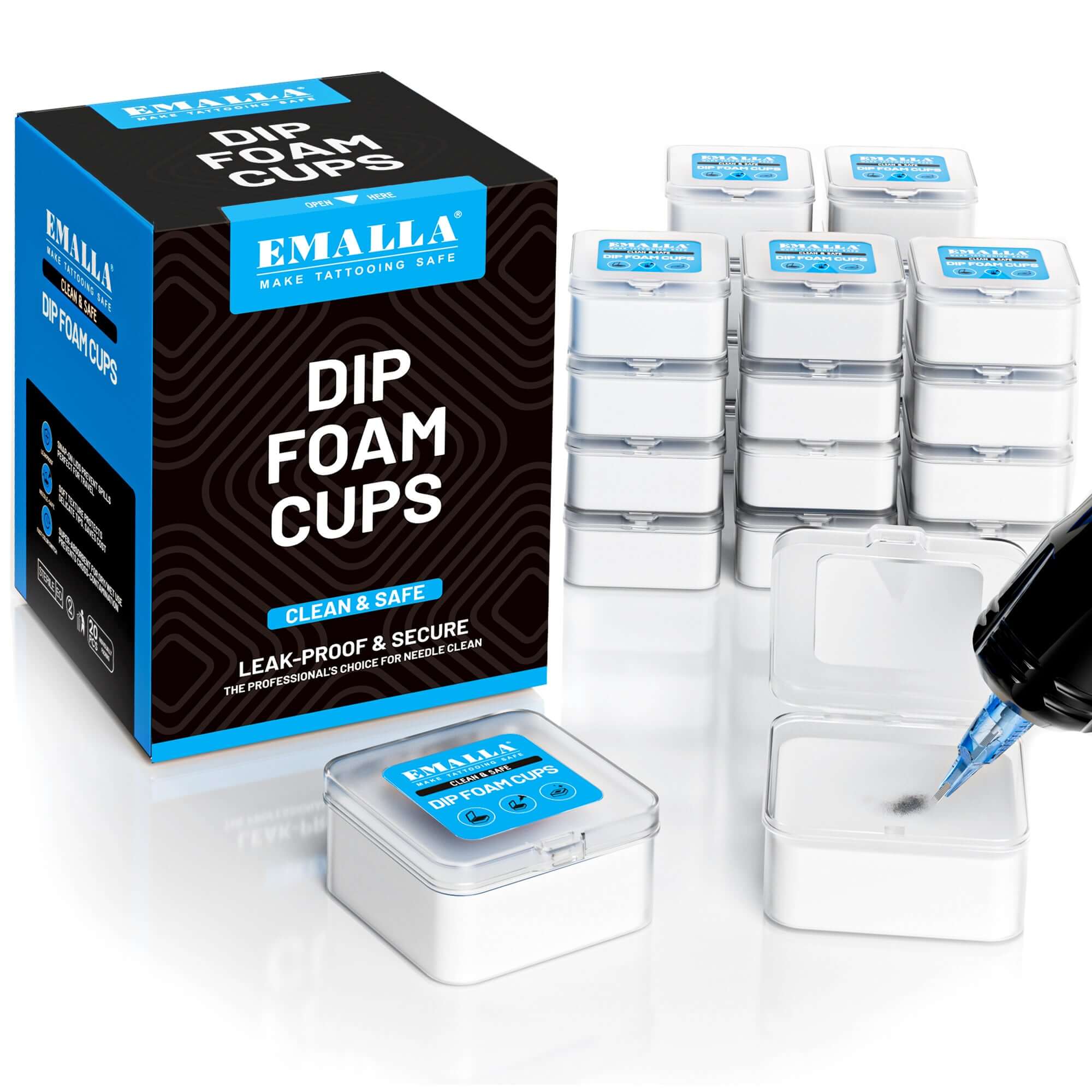Emalla Foam Dip Cups
