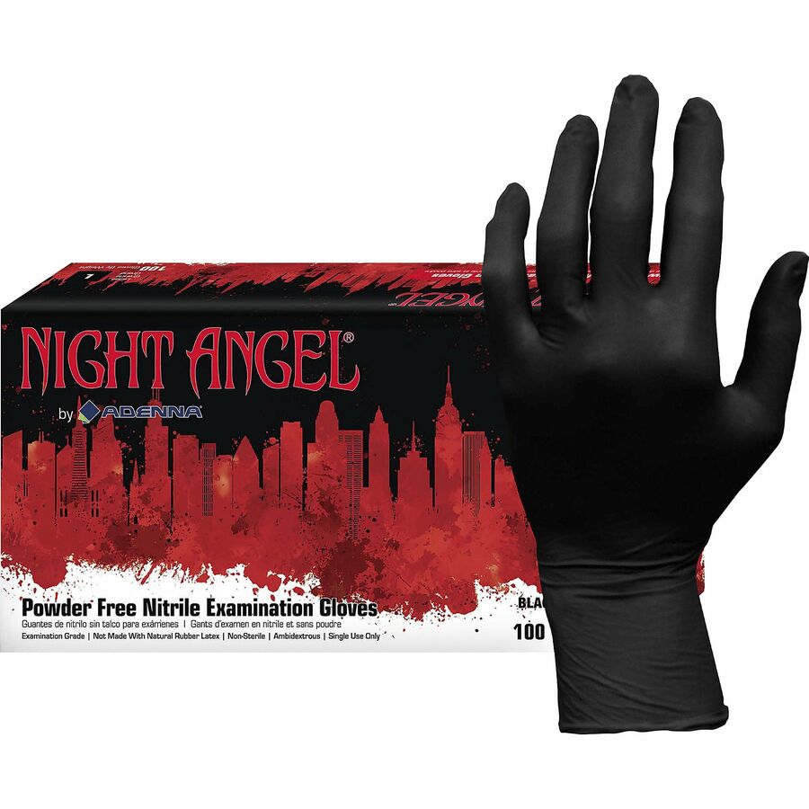 Night Angel Nitrile Powder Free Exam Glove Box