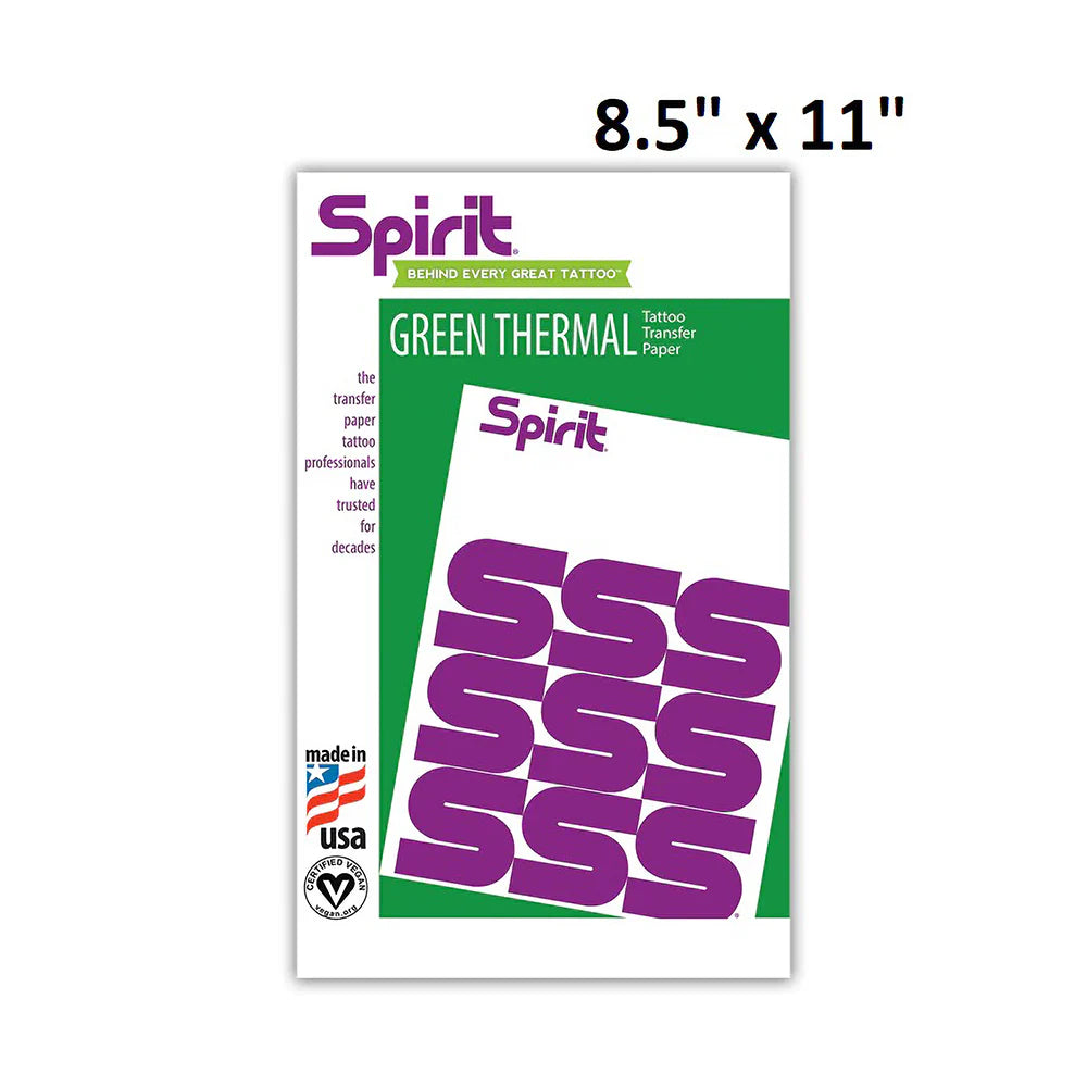 Spirit Green Thermal Image Copier Paper — 8-1/2" X 11"