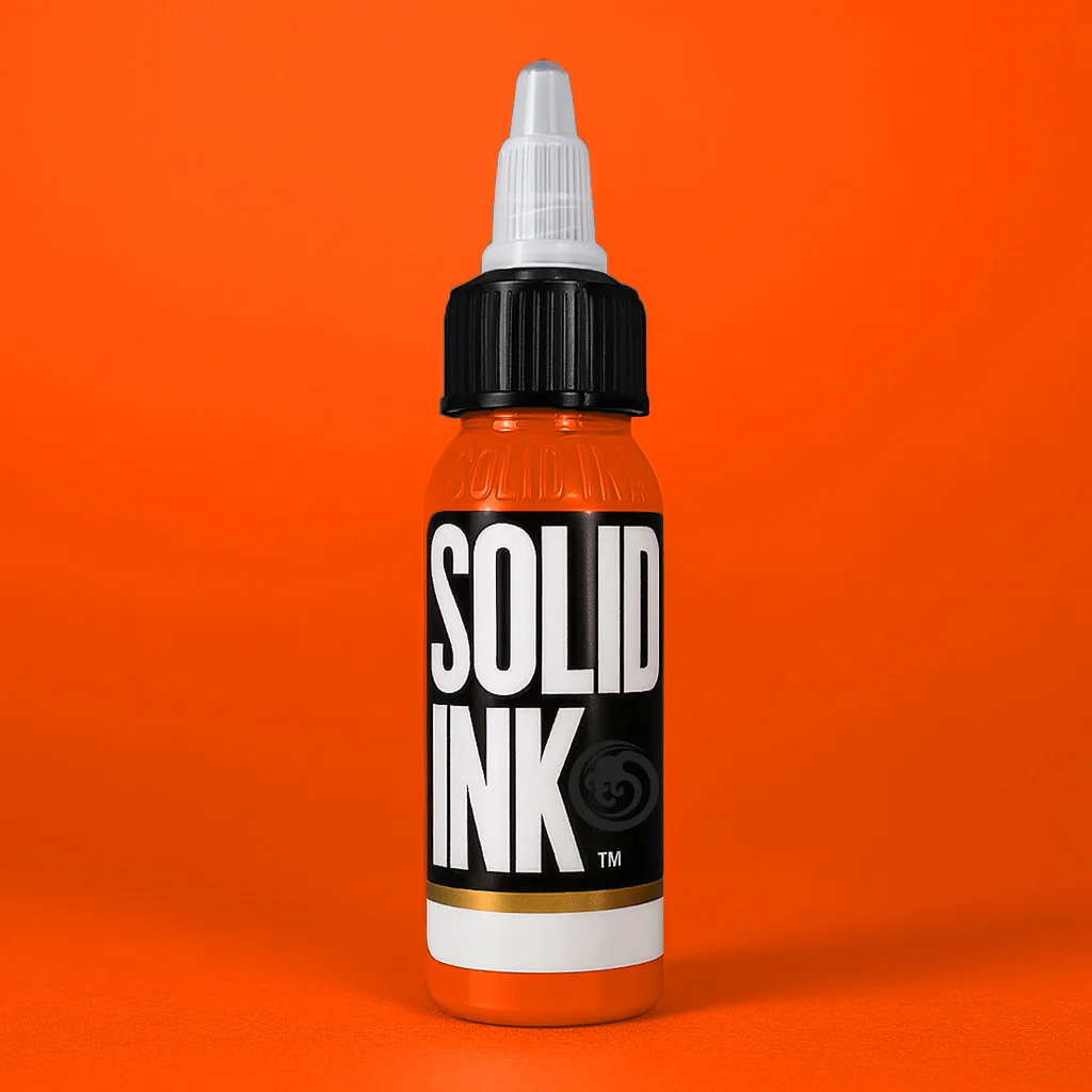 Solid Ink Orange Tattoo Ink