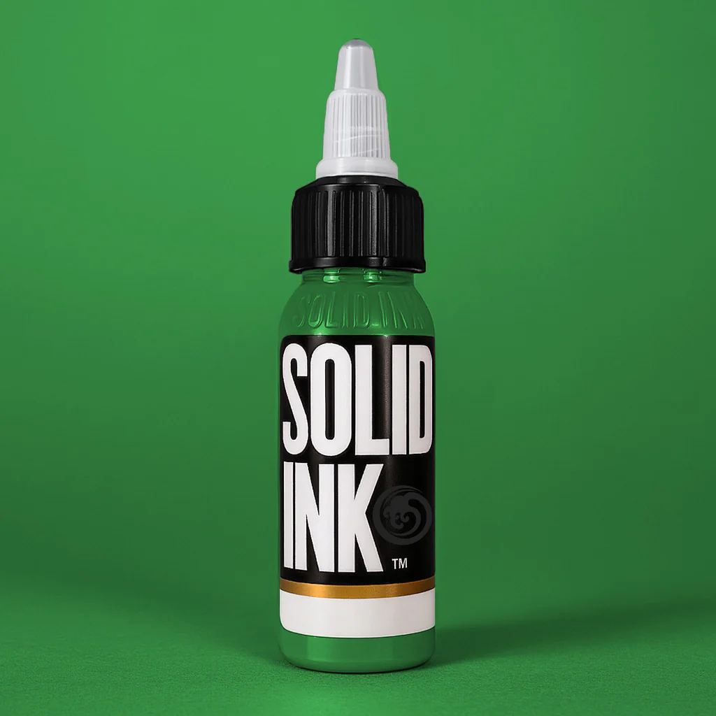 Solid Ink Medium Green Tattoo Ink