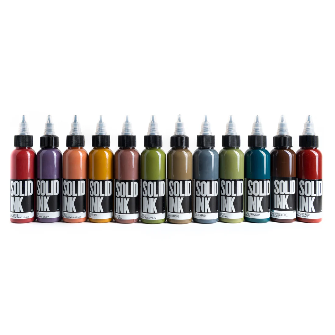 Solid Ink Opaque Earth Color Set - 4oz