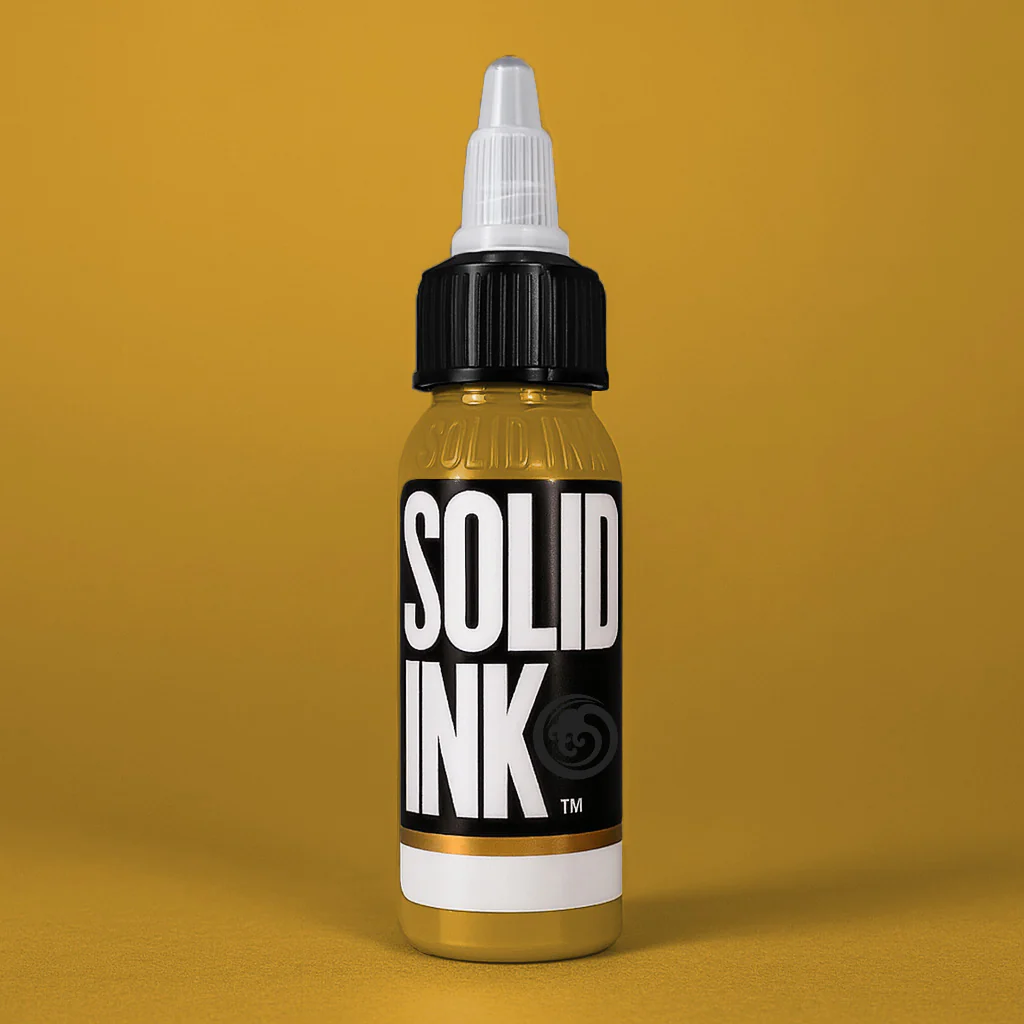 Solid Ink Mustard Tattoo Ink