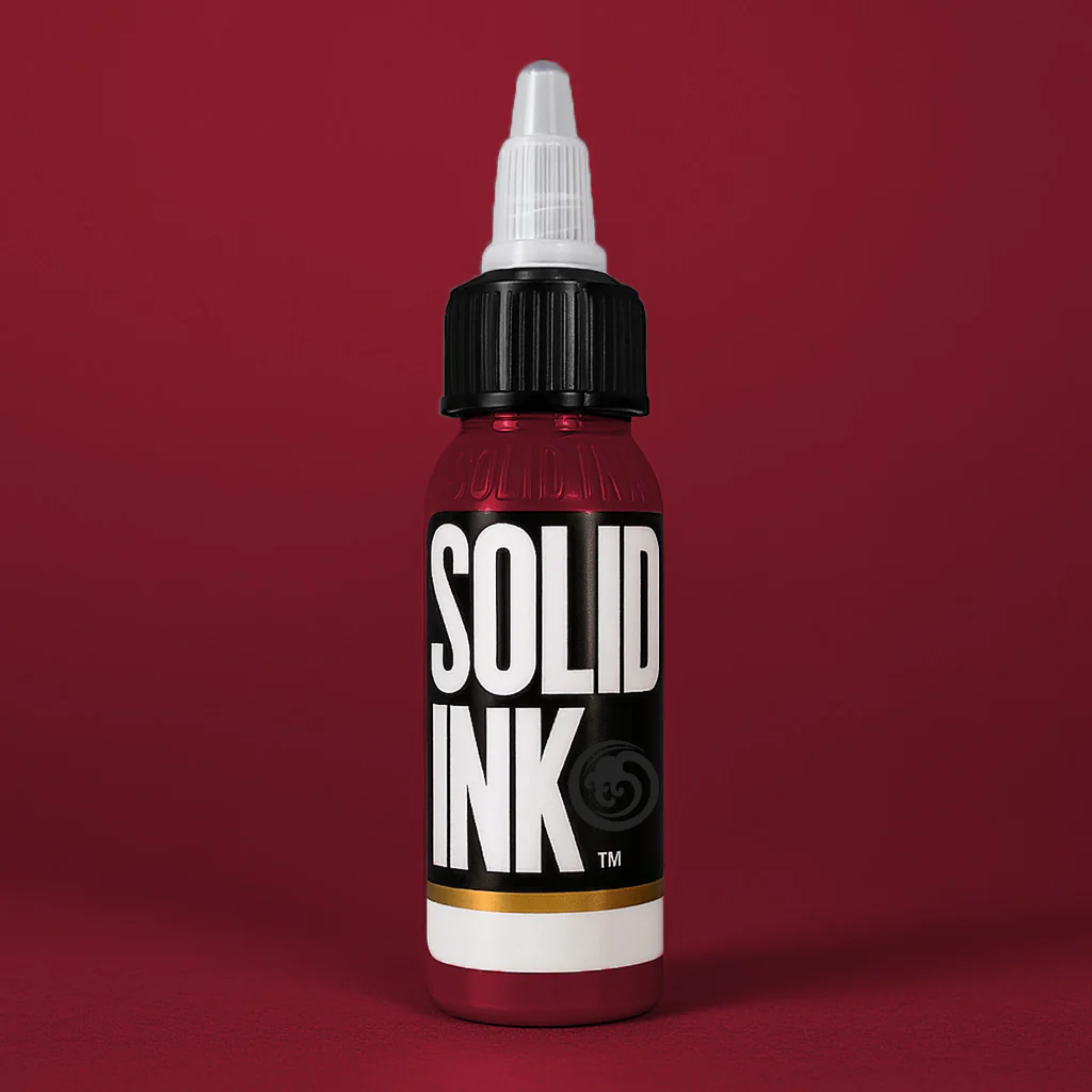 Solid Ink Burgundy Tattoo Ink