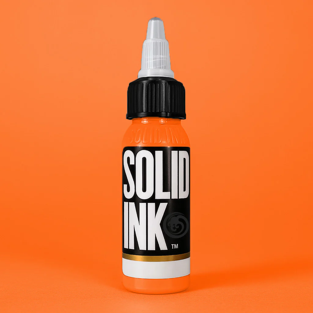 Solid Ink Golden Orange Tattoo Ink