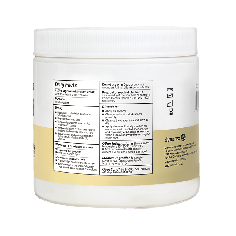 Dynarex A&D Ointment Jar 15oz