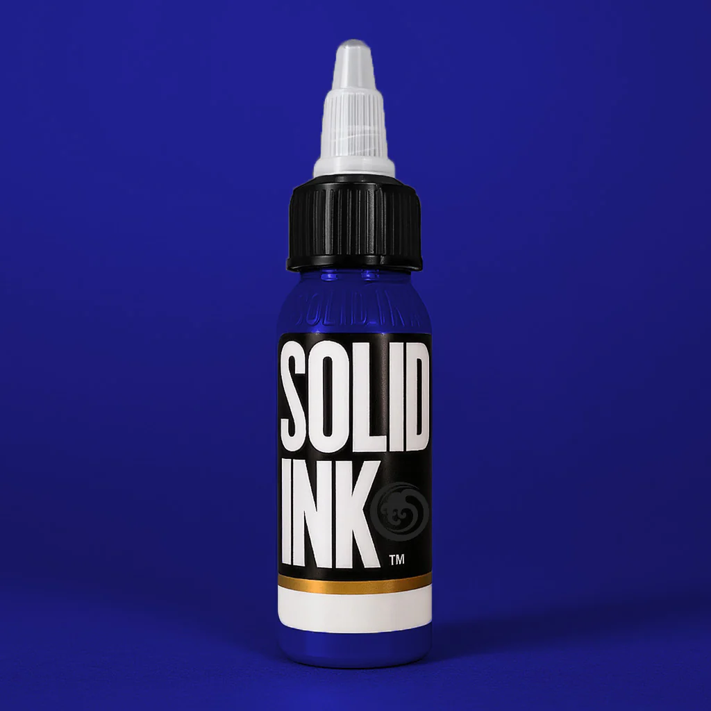 Solid Ink Dark Blue Tattoo Ink