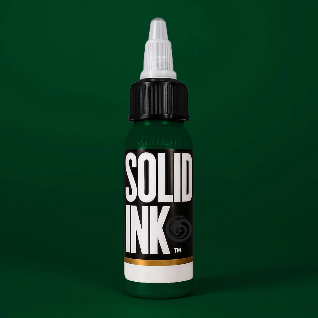 Solid Ink Dark Green Tattoo Ink