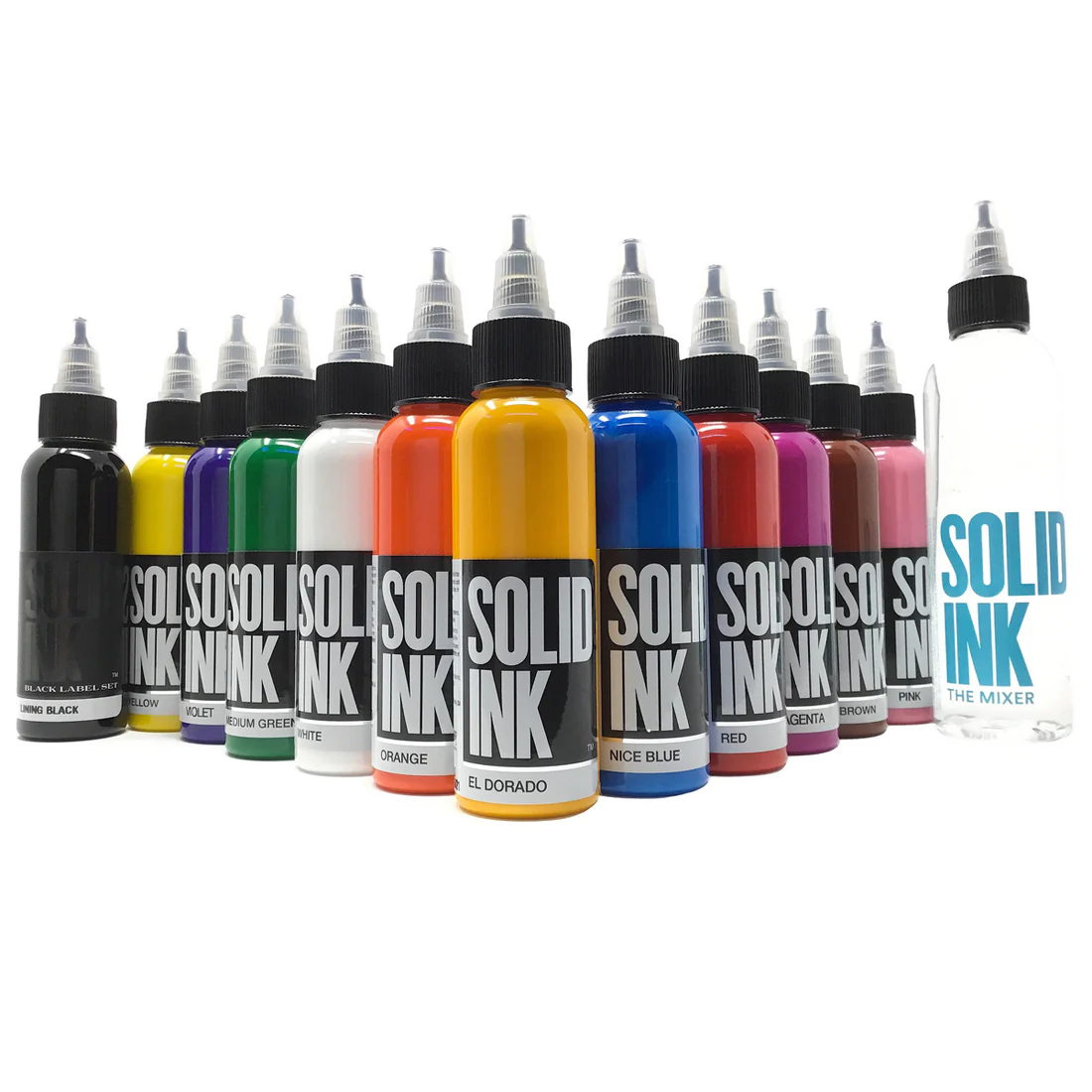 Solid Ink 12 Color Set Tattoo Ink
