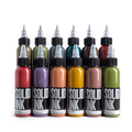 Solid Ink Opaque Earth Color Set - 4oz