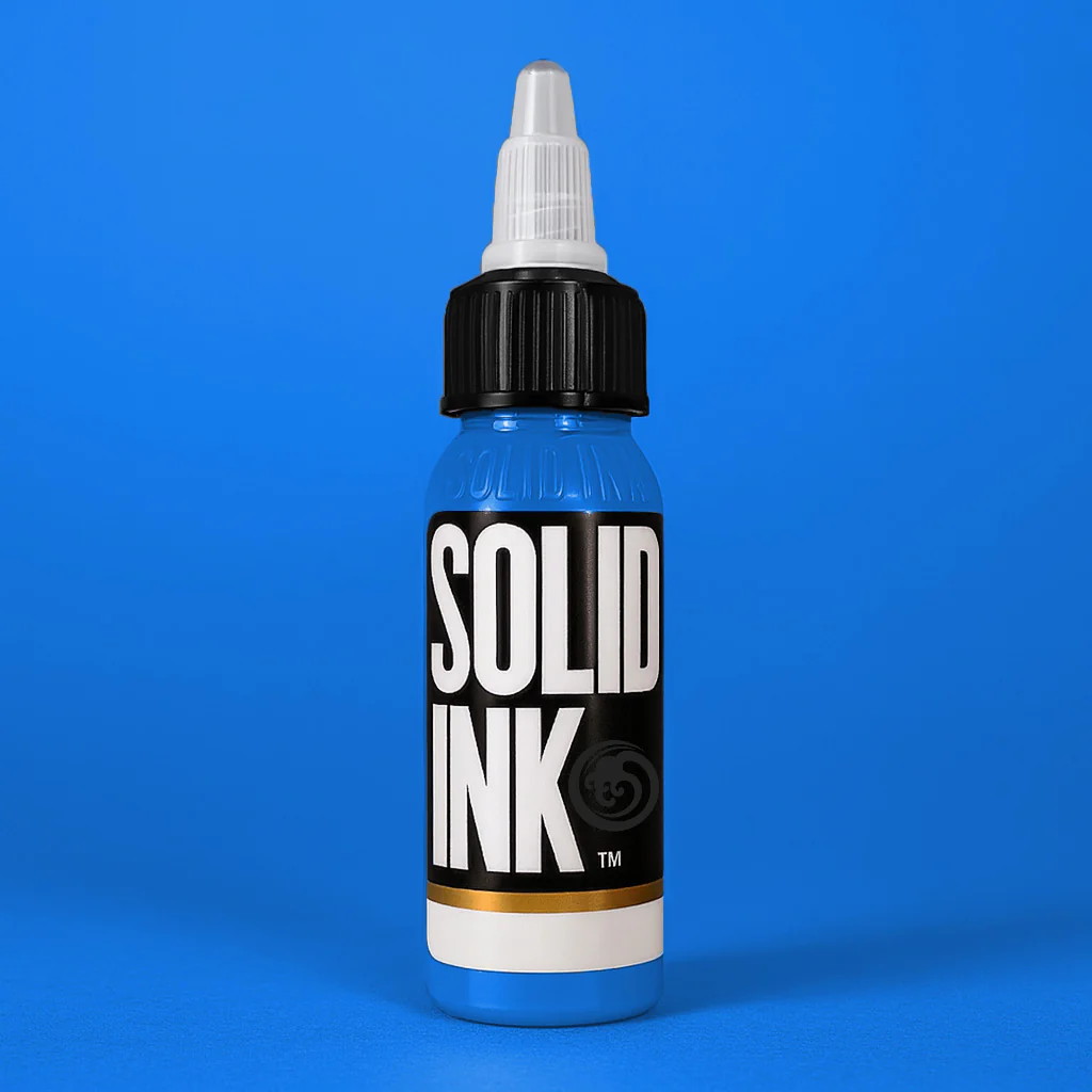 Solid Ink Nice Blue Tattoo Ink