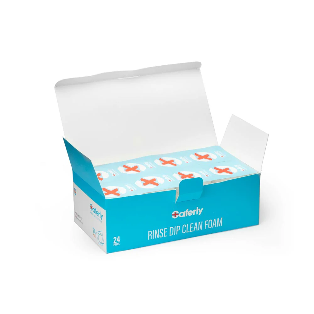 Saferly Rinse Cap with Foam