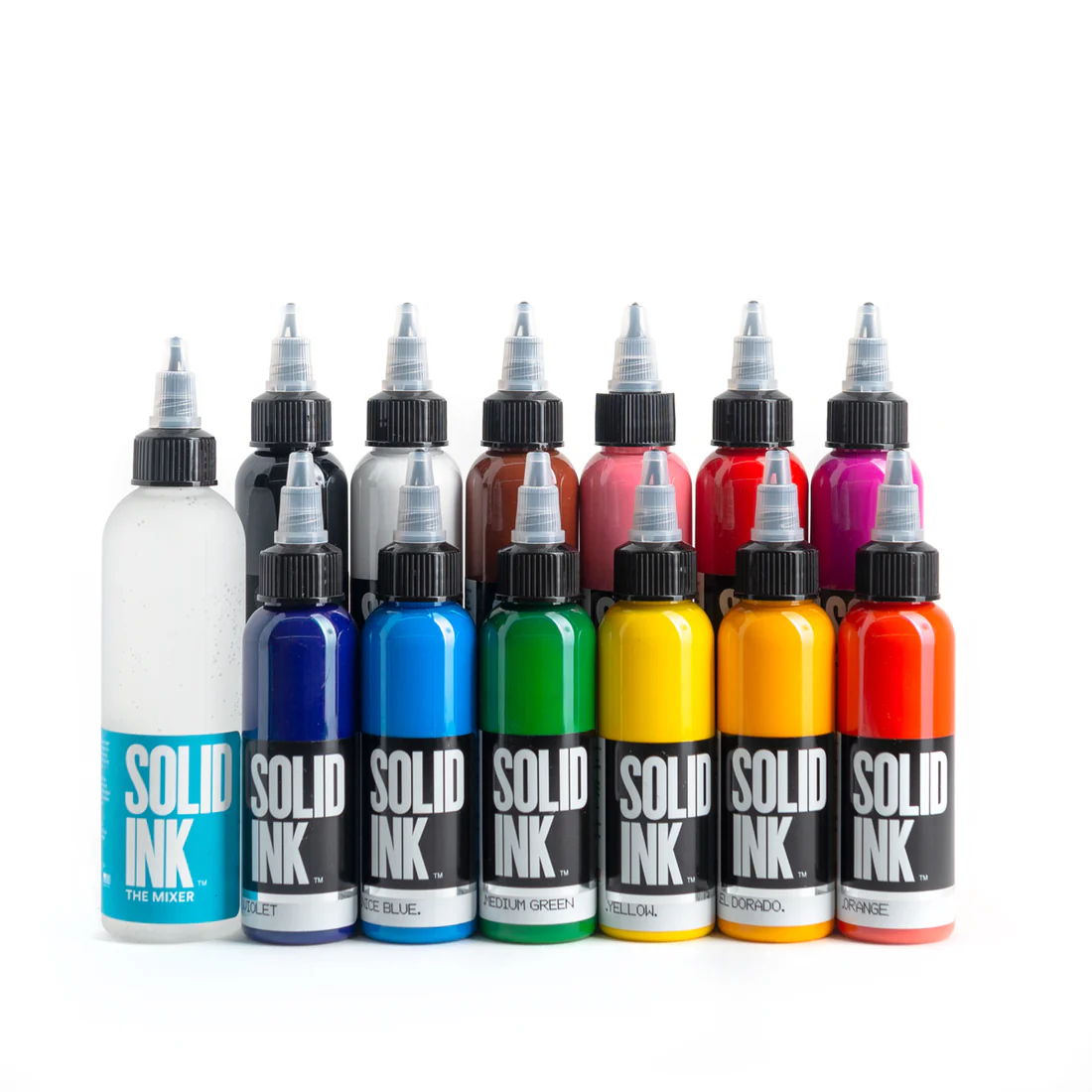 Solid Ink 12 Color Set Tattoo Ink