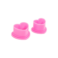 Saferly Plastic Heart Ink Caps