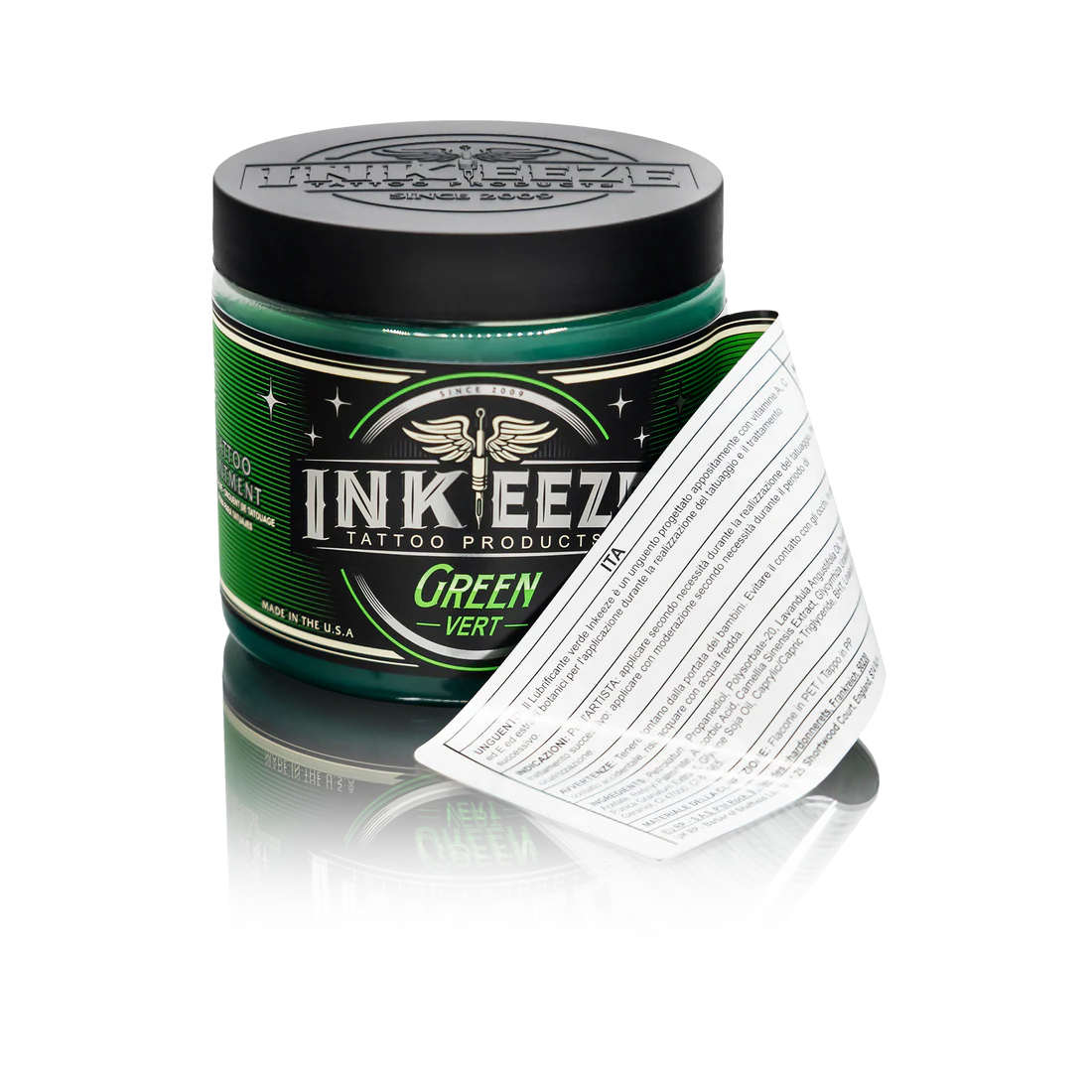 INK-EEZE Green Vert Tattoo Ointment 16oz