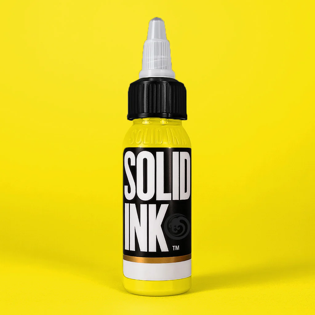 Solid Ink Yellow Tattoo Ink