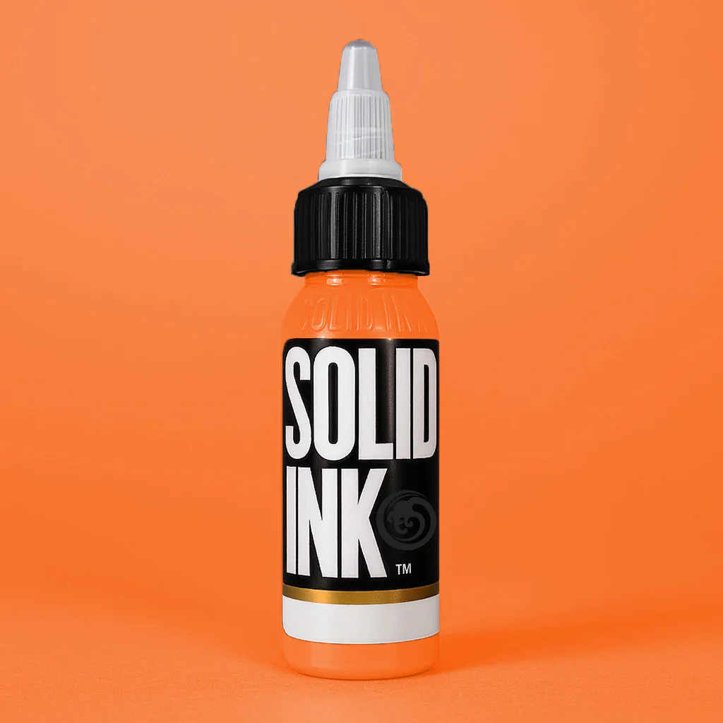 Solid Ink Cream Orange Tattoo Ink