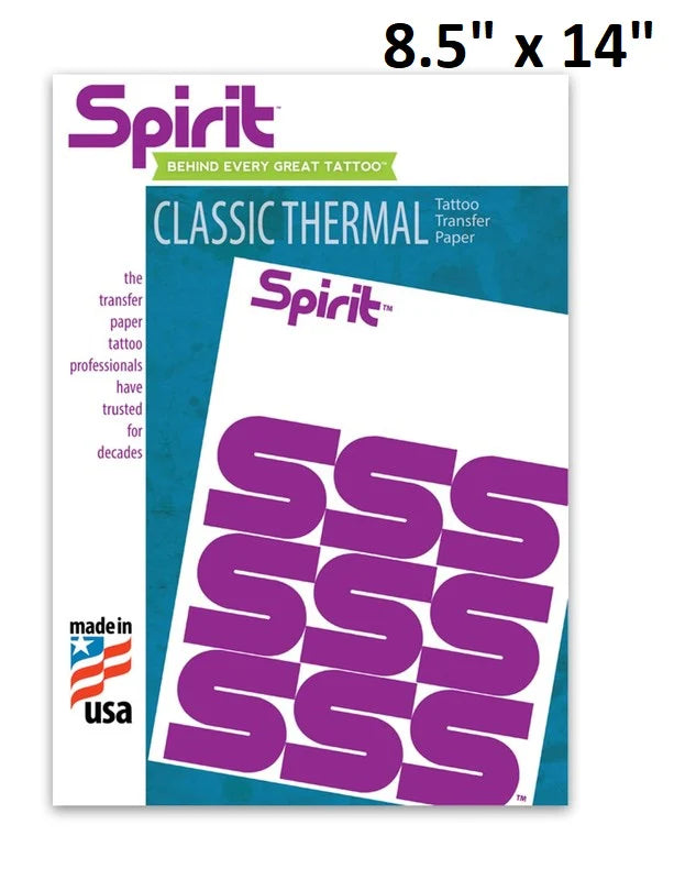 Spirit Original Tattoo Thermal Image Copier Paper  — 100 Sheets